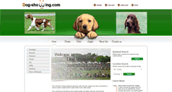 Desktop Screenshot of dog-showing.com